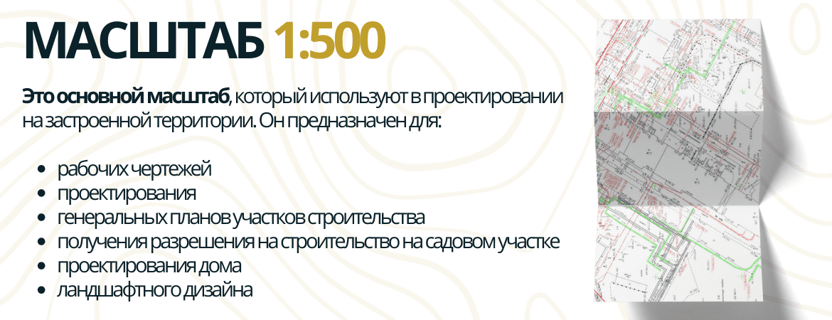 Масштаб топосъемки 1:500 в Бокситогорске